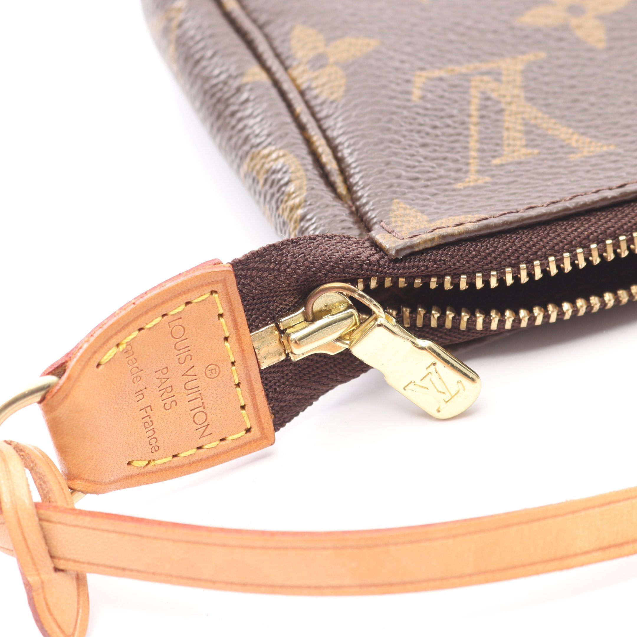 ポシェットアクセソワール モノグラム ハンドバッグ PVC レザー