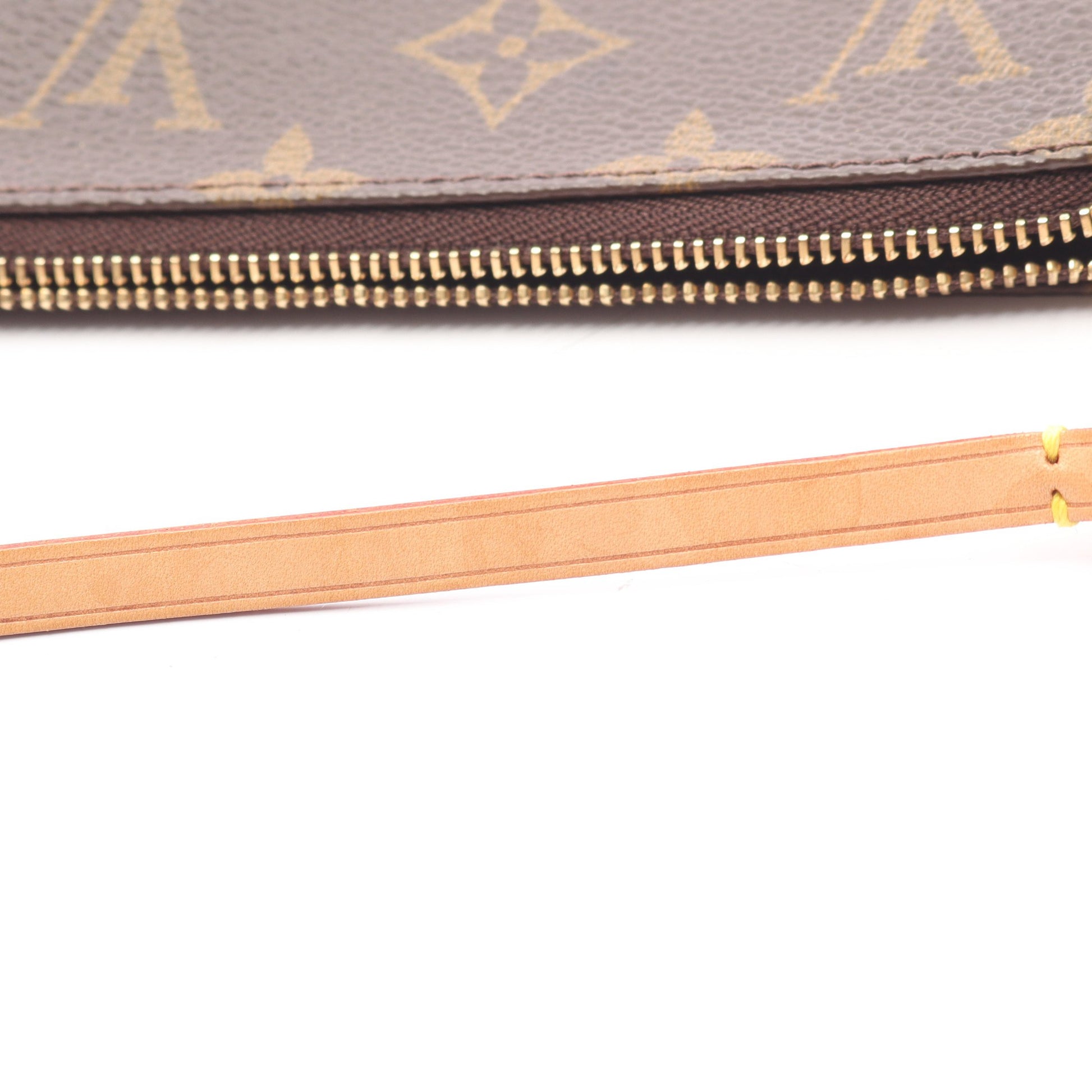 ポシェットアクセソワール モノグラム ハンドバッグ PVC レザー ブラウン ルイヴィトン バッグ LOUIS VUITTON