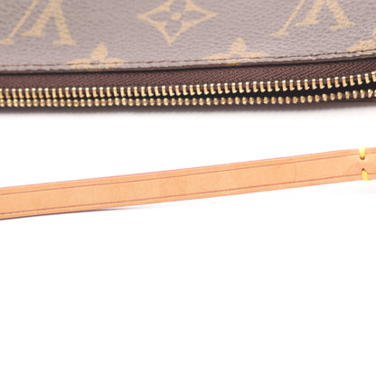 ポシェットアクセソワール モノグラム ハンドバッグ PVC レザー ブラウン ルイヴィトン バッグ LOUIS VUITTON