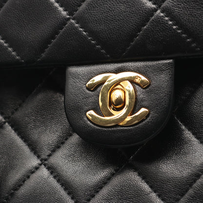 ミニマトラッセ20 チェーンショルダーバッグ ラムスキン ブラック ゴールド金具 シャネル バッグ CHANEL