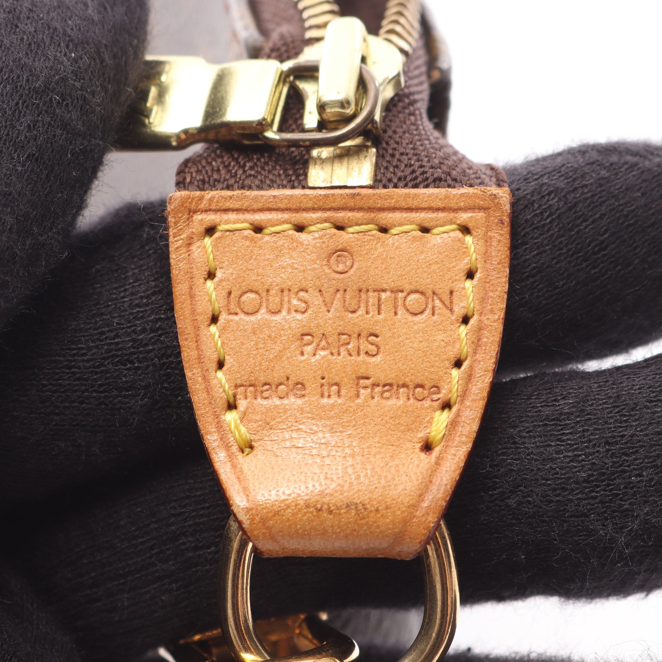 ポシェットアクセソワール モノグラム ハンドバッグ PVC レザー