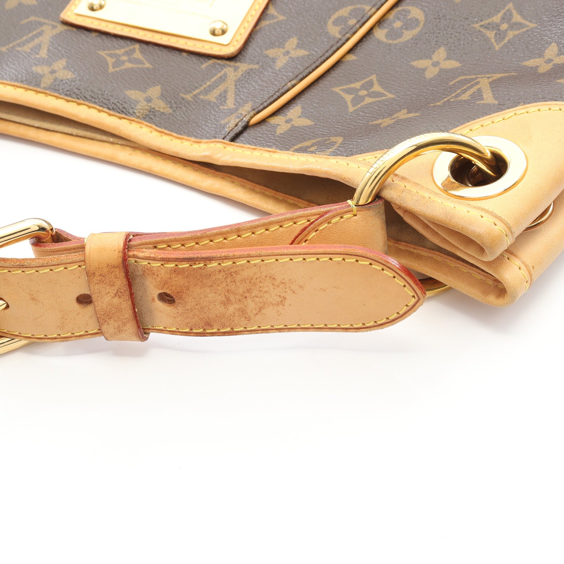 ガリエラPM モノグラム ワンショルダーバッグ PVC レザー ブラウン ルイヴィトン バッグ LOUIS VUITTON
