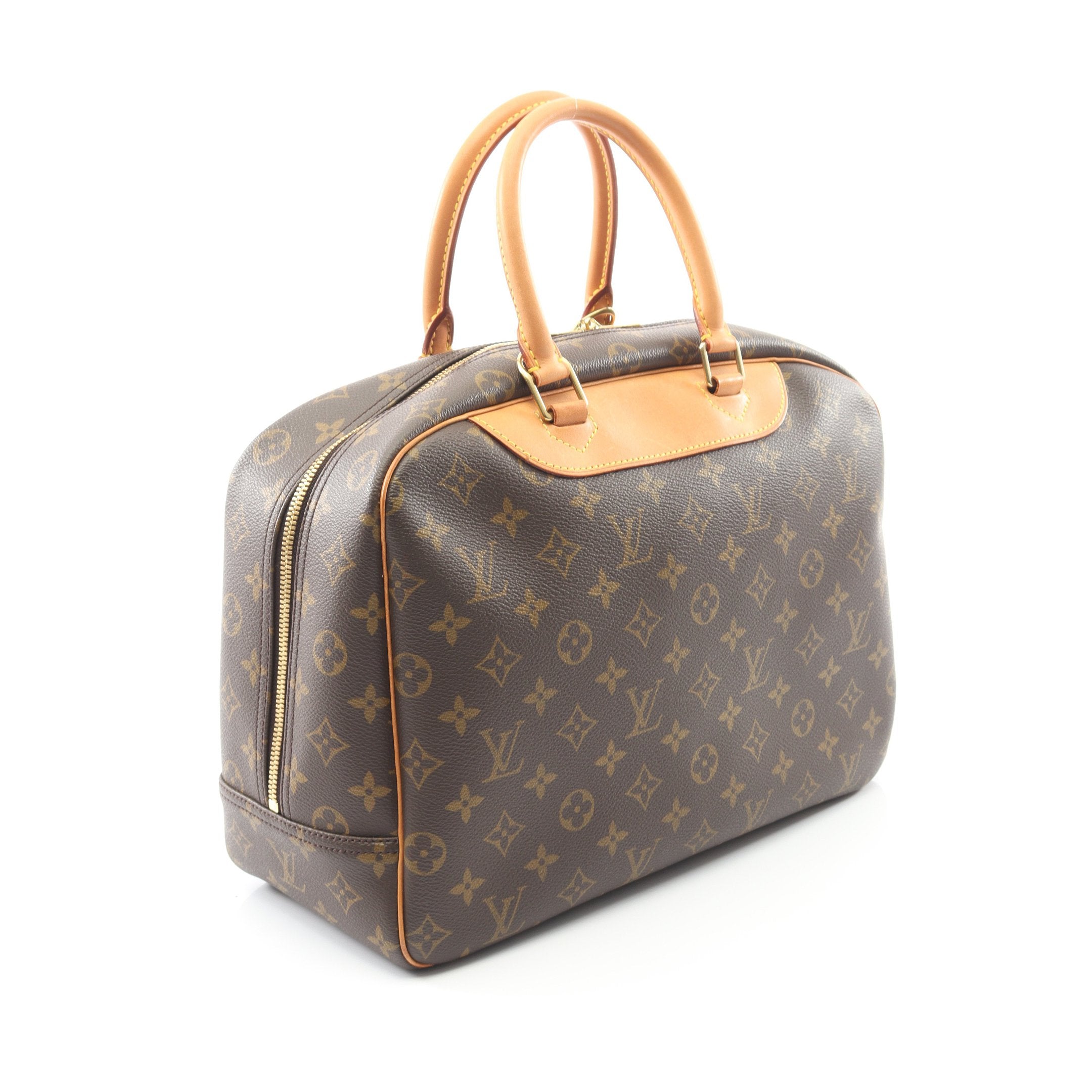 ドーヴィル ボーリングヴァニティ モノグラム ハンドバッグ PVC レザー