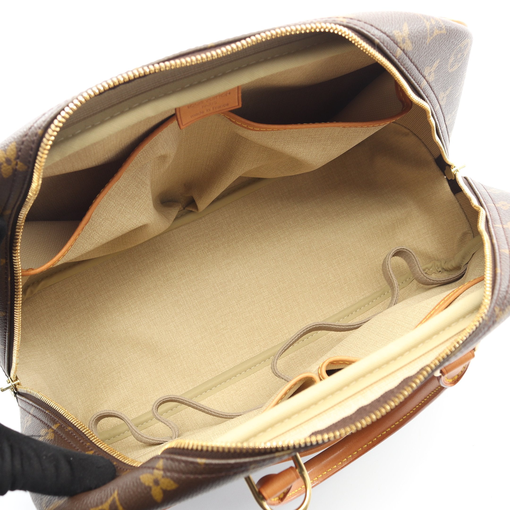 ドーヴィル ボーリングヴァニティ モノグラム ハンドバッグ PVC レザー