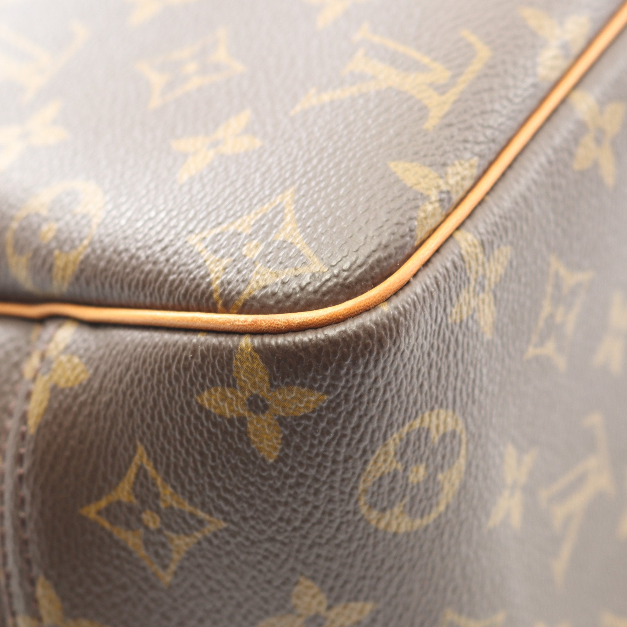 ドーヴィル ボーリングヴァニティ モノグラム ハンドバッグ PVC レザー