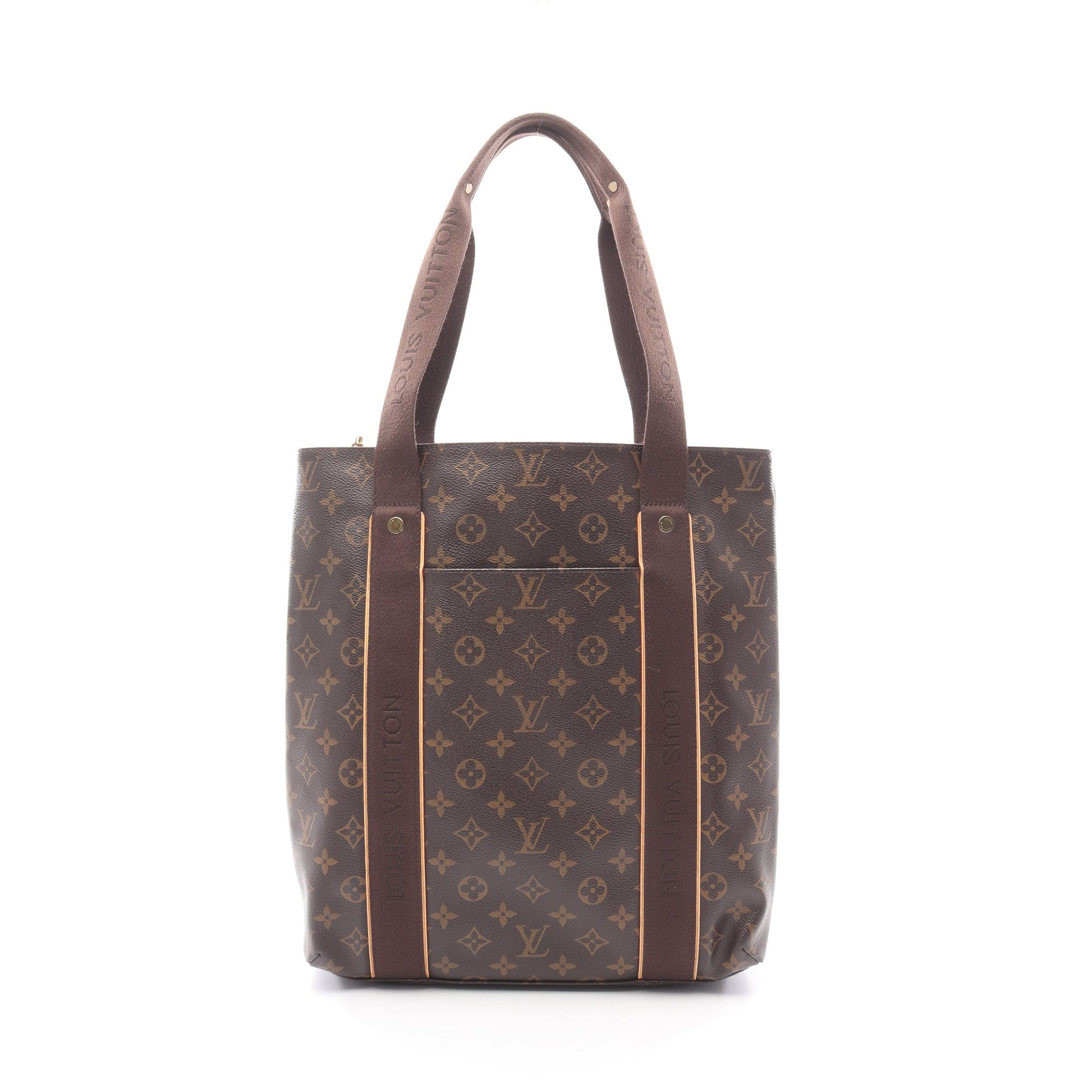 カバ ボブール モノグラム ショルダーバッグ トートバッグ PVC レザー ブラウン ルイヴィトン バッグ LOUIS VUITTON