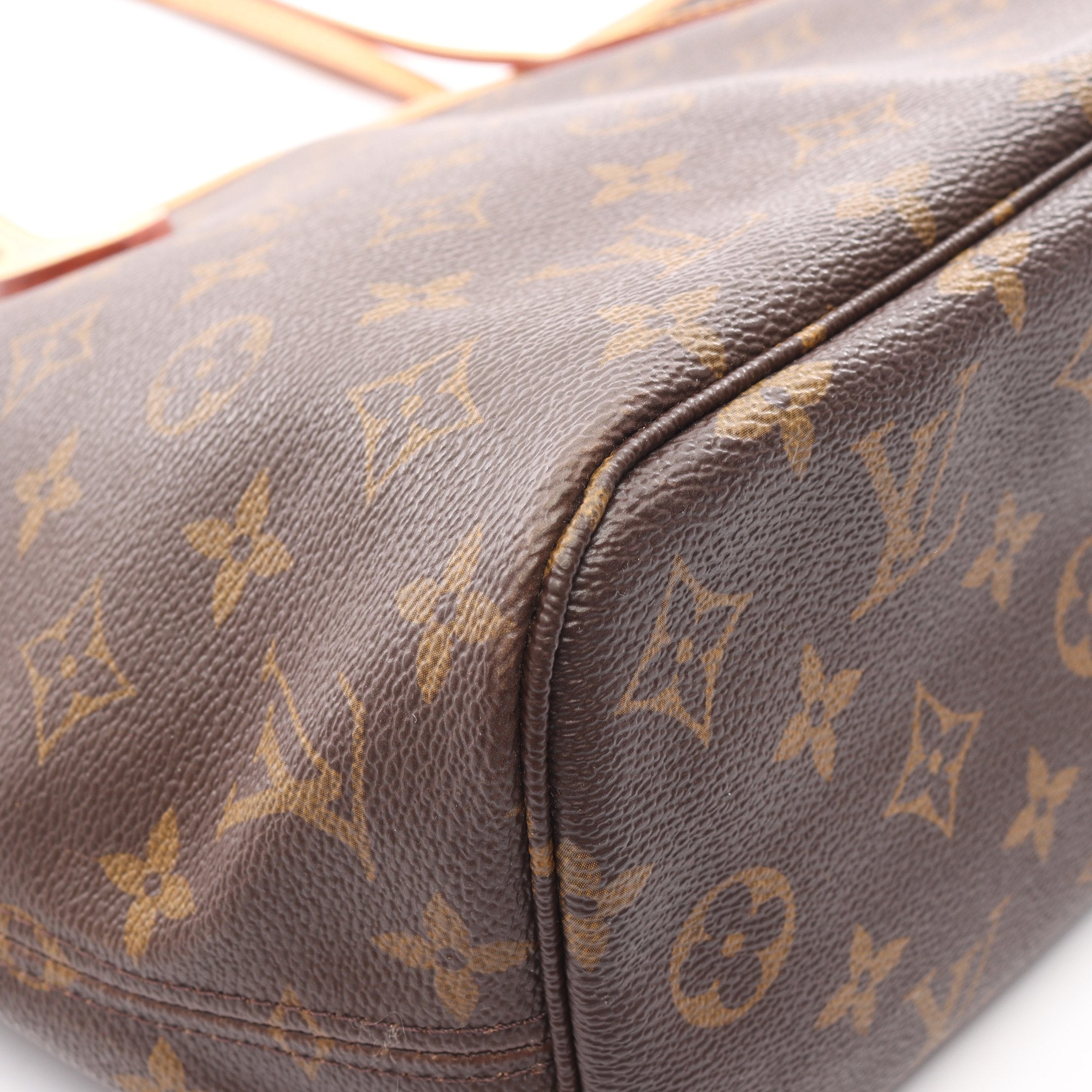 ネヴァーフルPM モノグラム ハンドバッグ トートバッグ PVC レザー