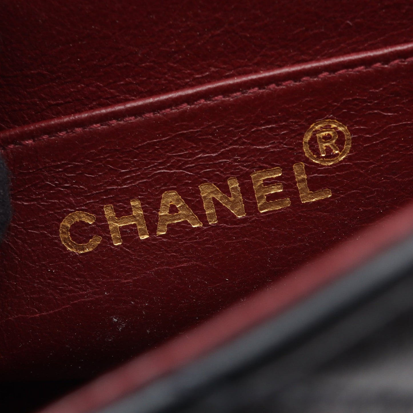 マトラッセ ダイアナフラップ チェーンショルダーバッグ ラムスキン ブラック ゴールド金具 シャネル バッグ CHANEL