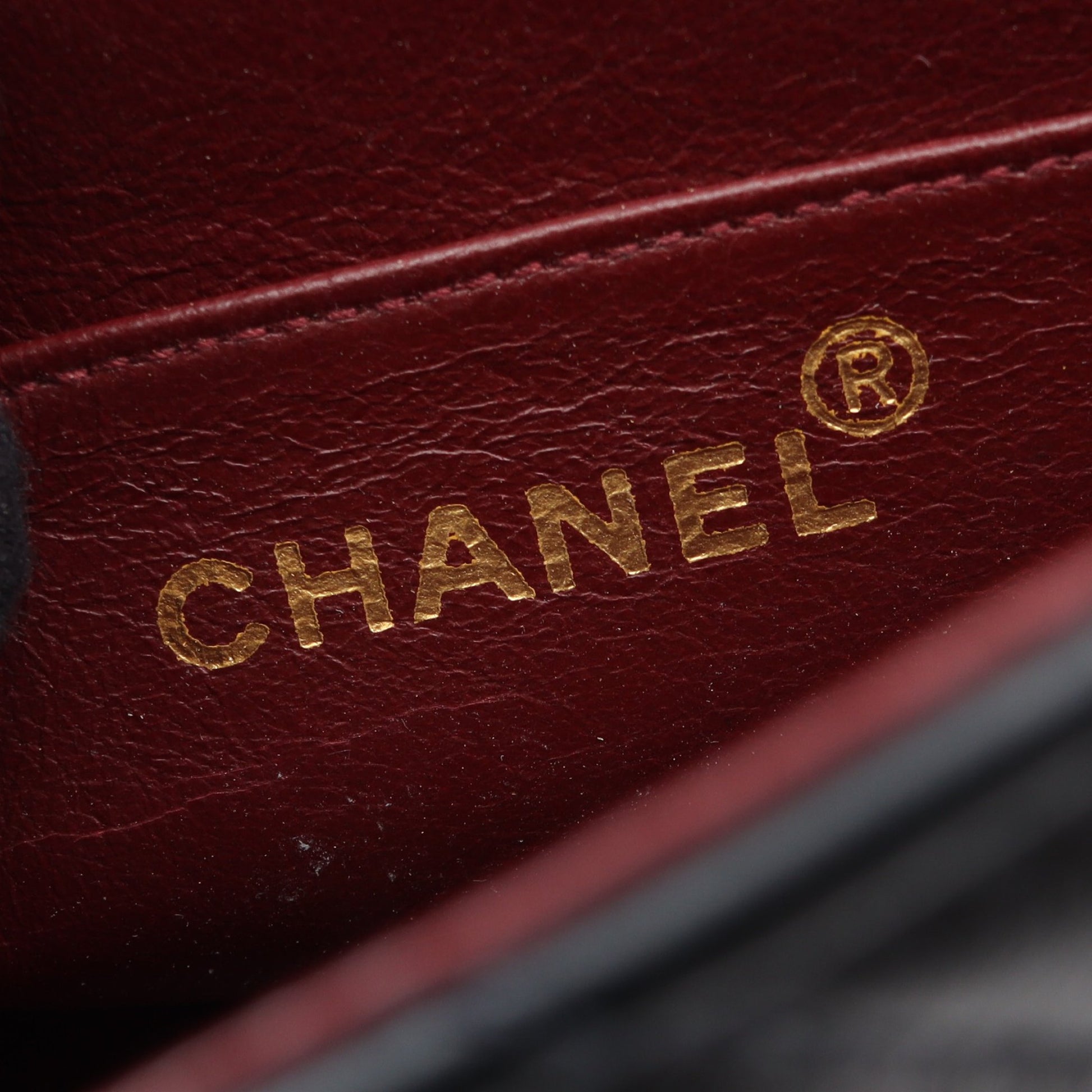 マトラッセ ダイアナフラップ チェーンショルダーバッグ ラムスキン ブラック ゴールド金具 シャネル バッグ CHANEL