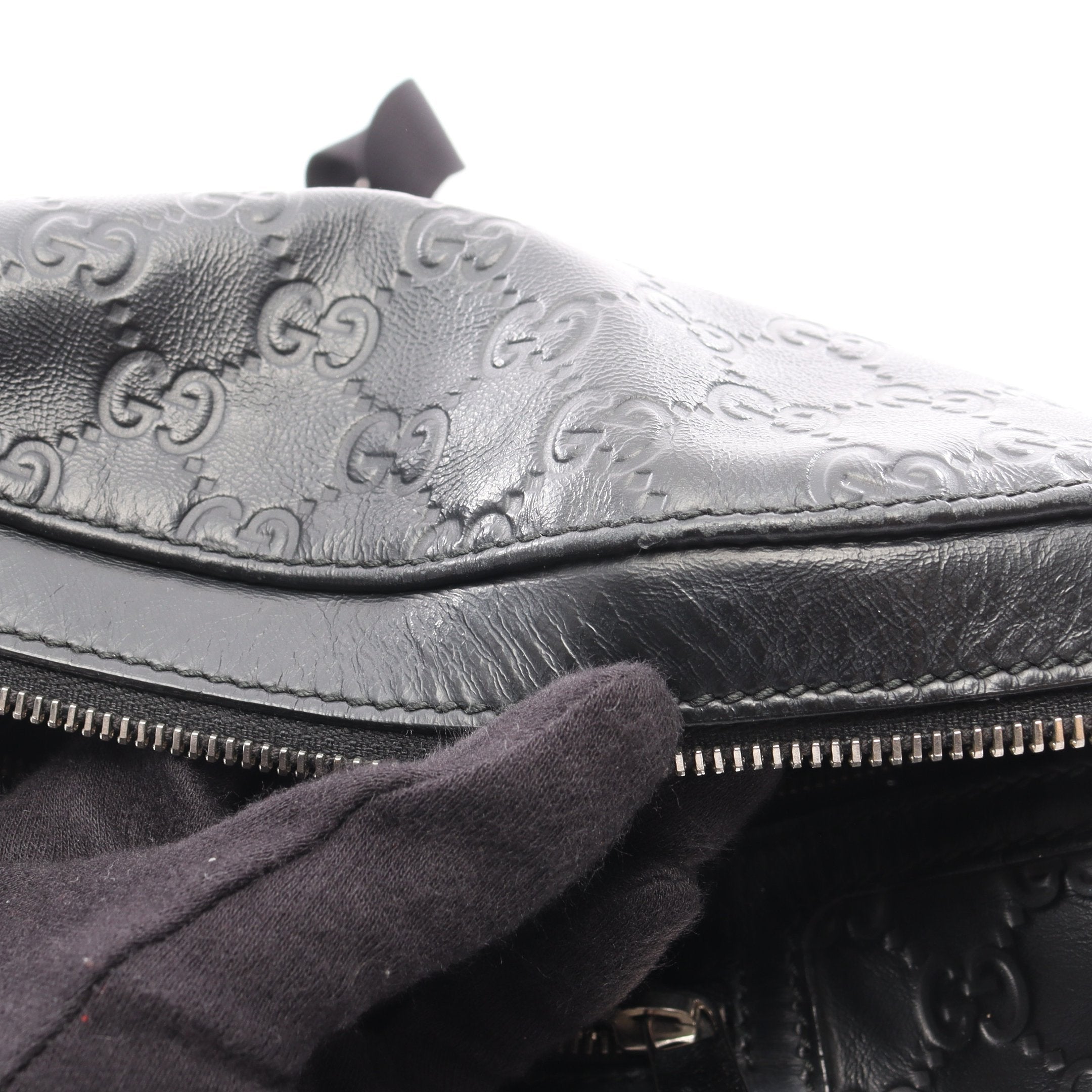 グッチシマ シェリーライン ボディバッグ ウエストバッグ レザー