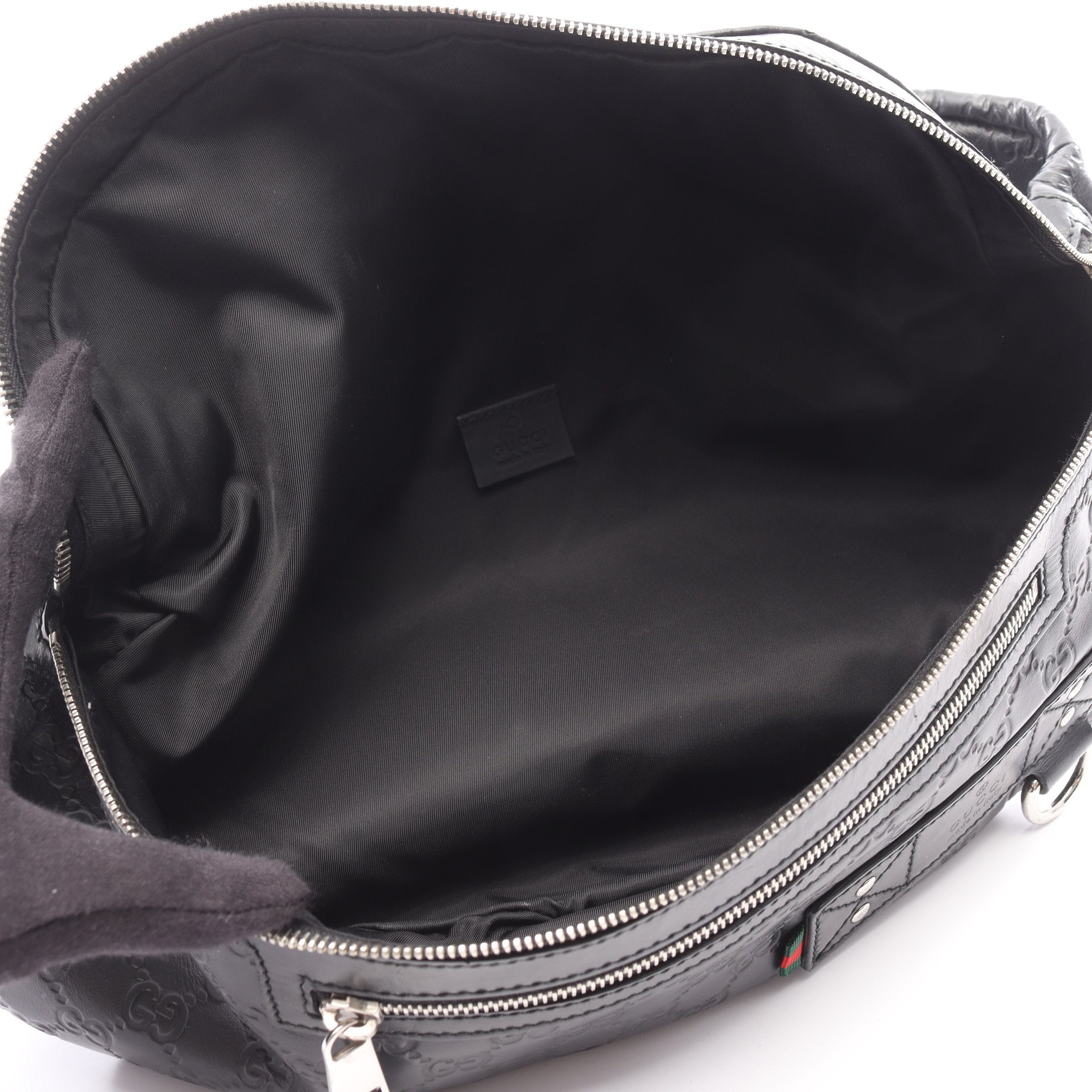 グッチシマ シェリーライン ボディバッグ ウエストバッグ レザー