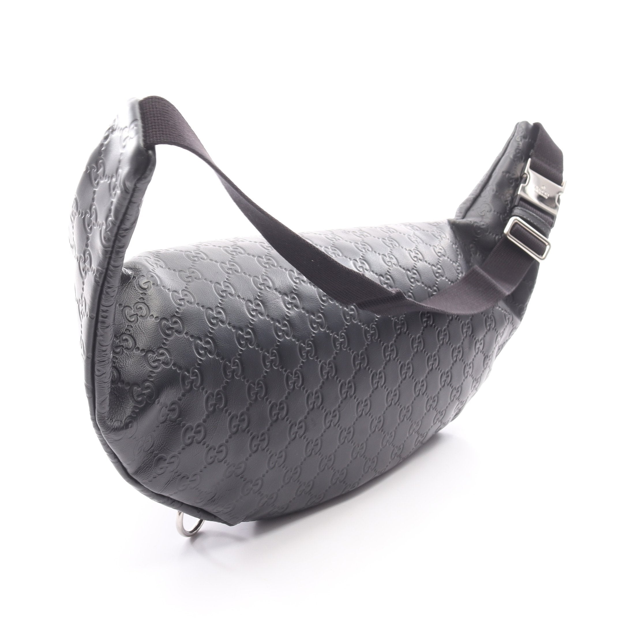 グッチシマ シェリーライン ボディバッグ ウエストバッグ レザー