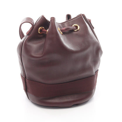 ヴァラリボン ショルダーバッグ レザー ボルドー サルヴァトーレフェラガモ バッグ Salvatore Ferragamo
