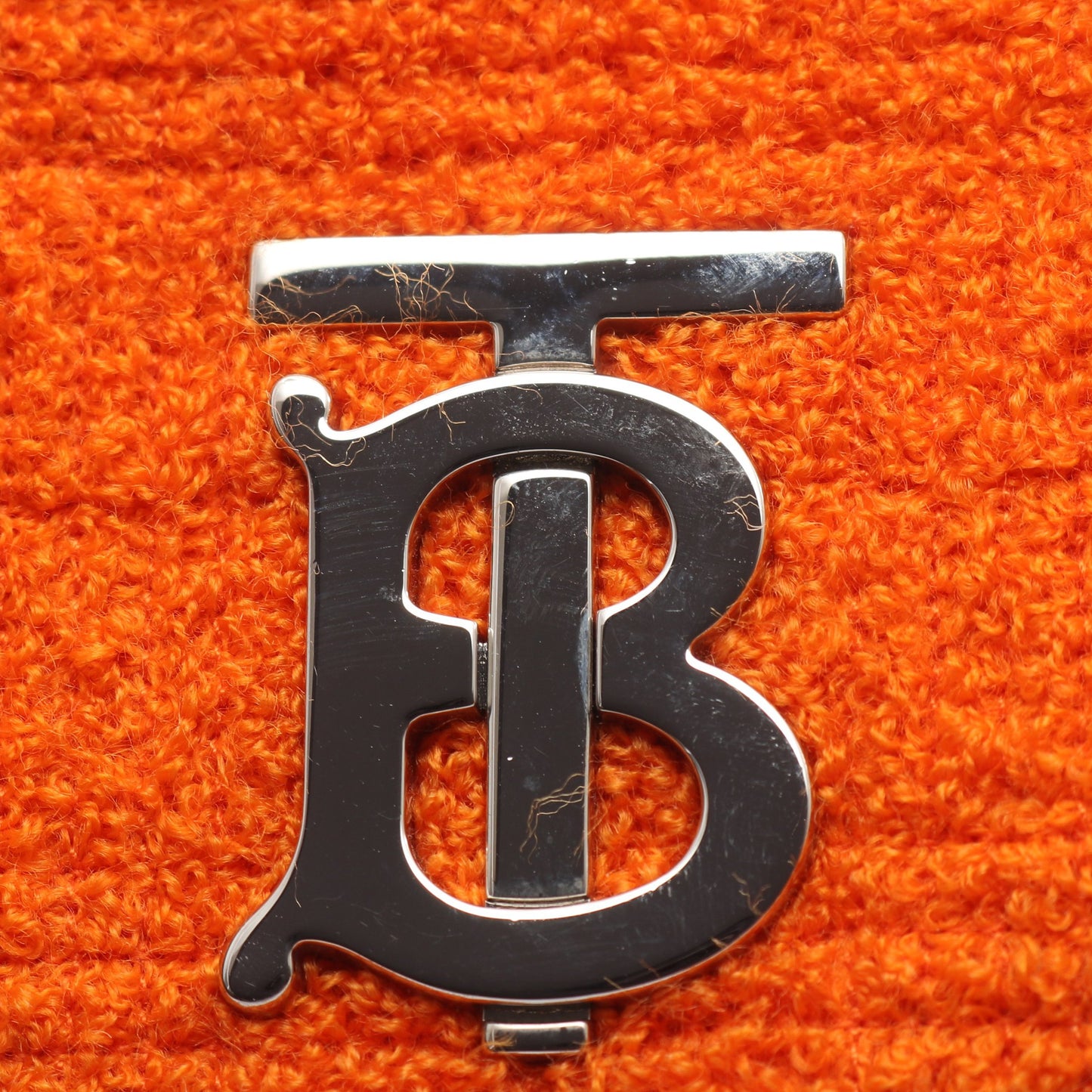 ローラバッグ スモール チェーンショルダーバッグ パイル オレンジ バーバリー バッグ BURBERRY