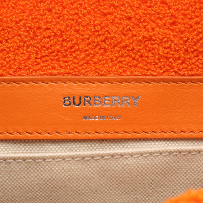 ローラバッグ スモール チェーンショルダーバッグ パイル オレンジ バーバリー バッグ BURBERRY