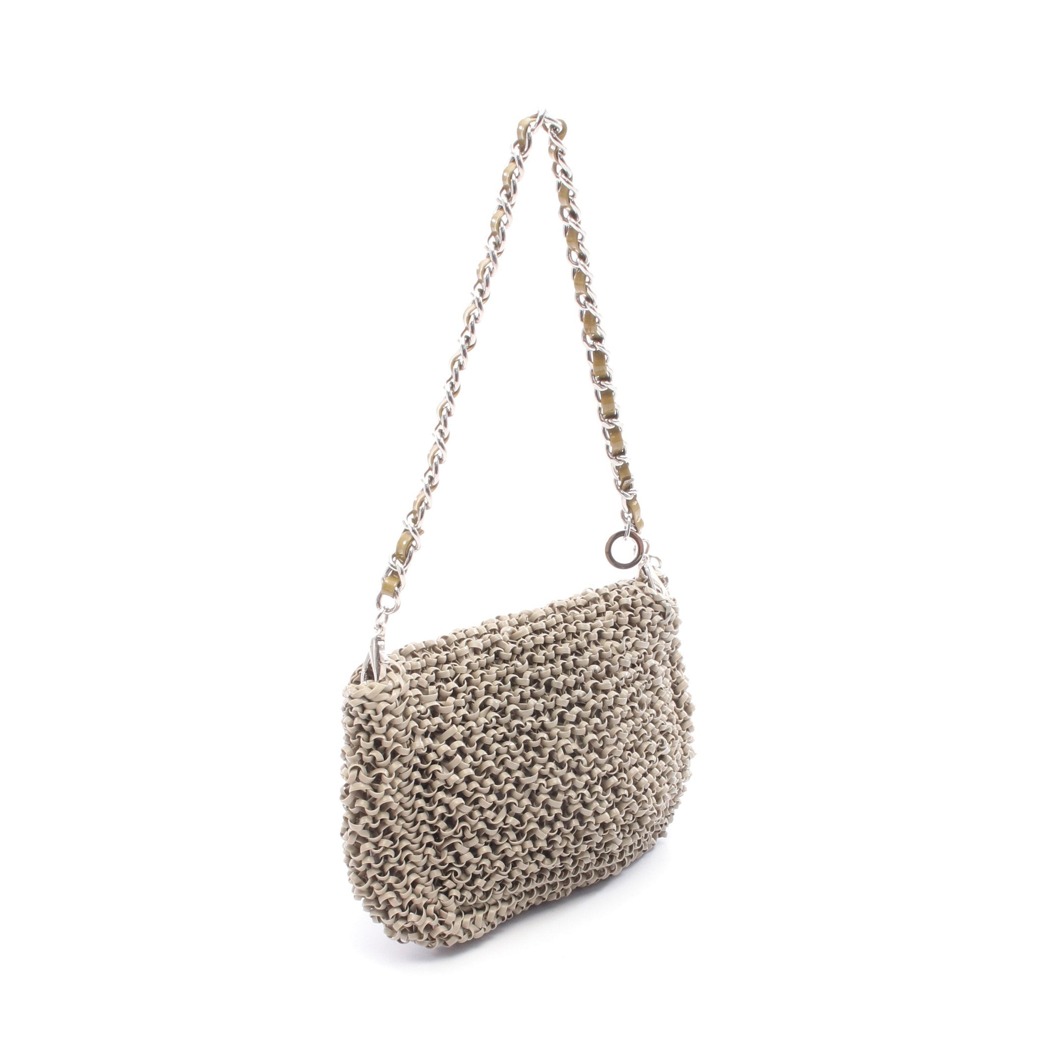 ルケット ワイヤーバッグ チェーンショルダーバッグ PVC エナメル