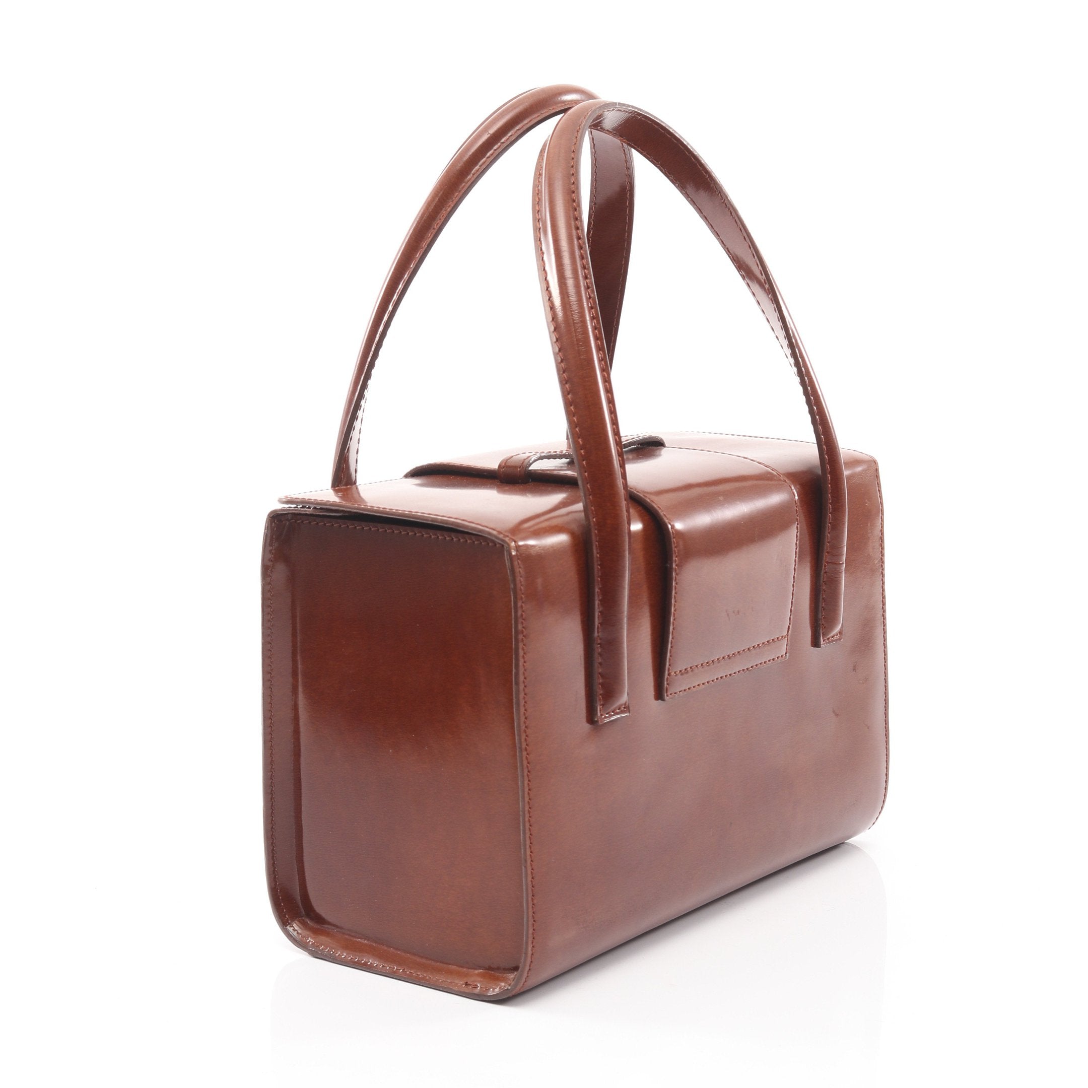 パンテール ハンドバッグ レザー ブラウン カルティエ – RECLO