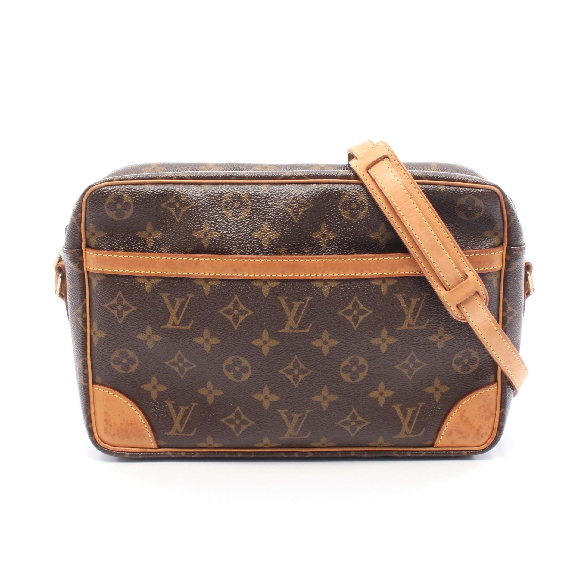 トロカデロ30 モノグラム ショルダーバッグ PVC レザー ブラウン ルイヴィトン バッグ LOUIS VUITTON