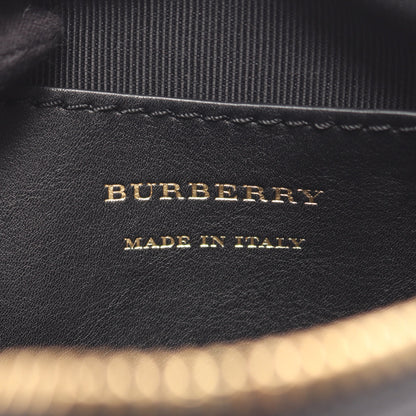 チェックリンク バムバッグ ウエストバッグ ボディバッグ キャンバス レザー ベージュ ブラック バーバリー バッグ BURBERRY