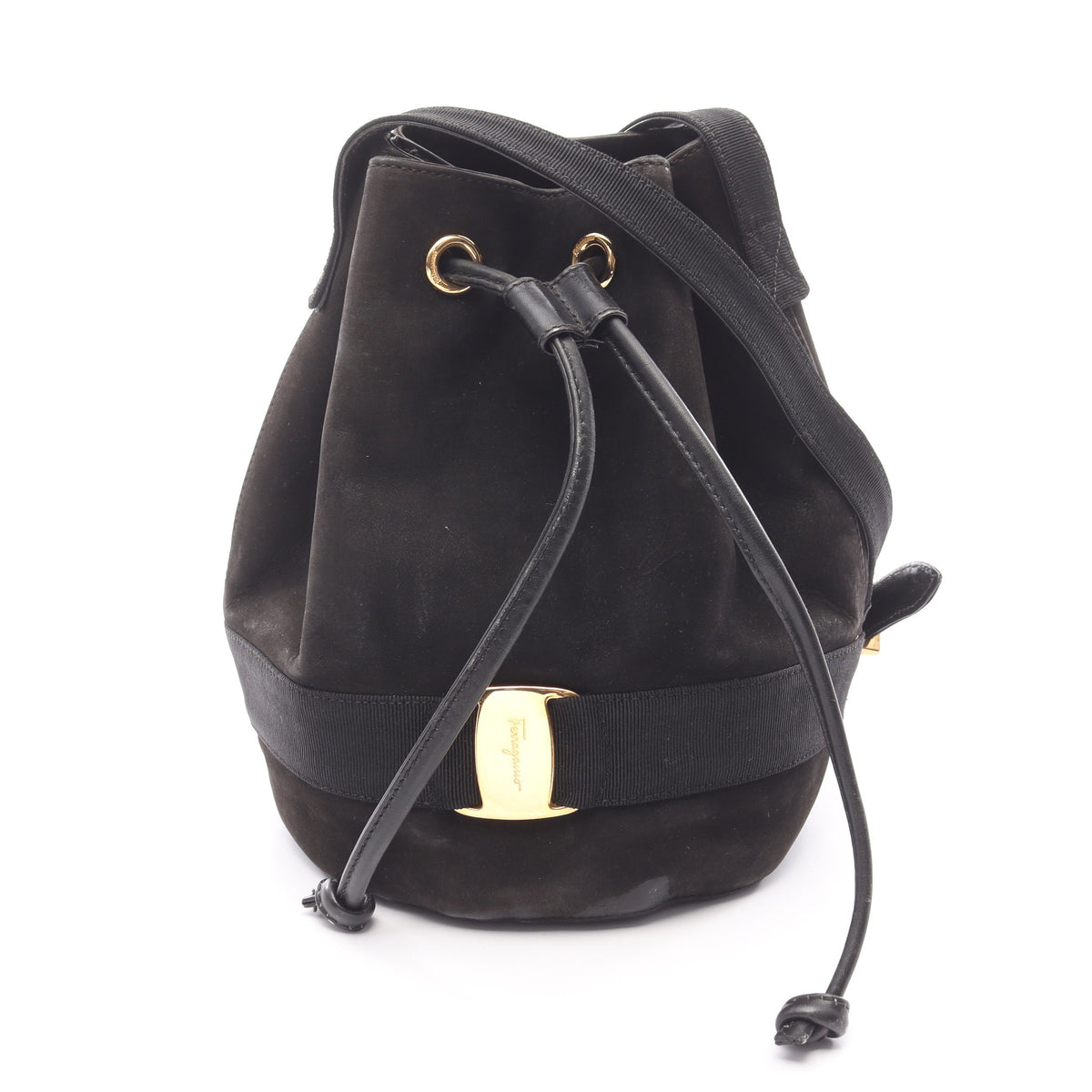 ☆美品☆Salvatore Ferragamo ヴァラ 2WAYバッグ ナイロン 美品 