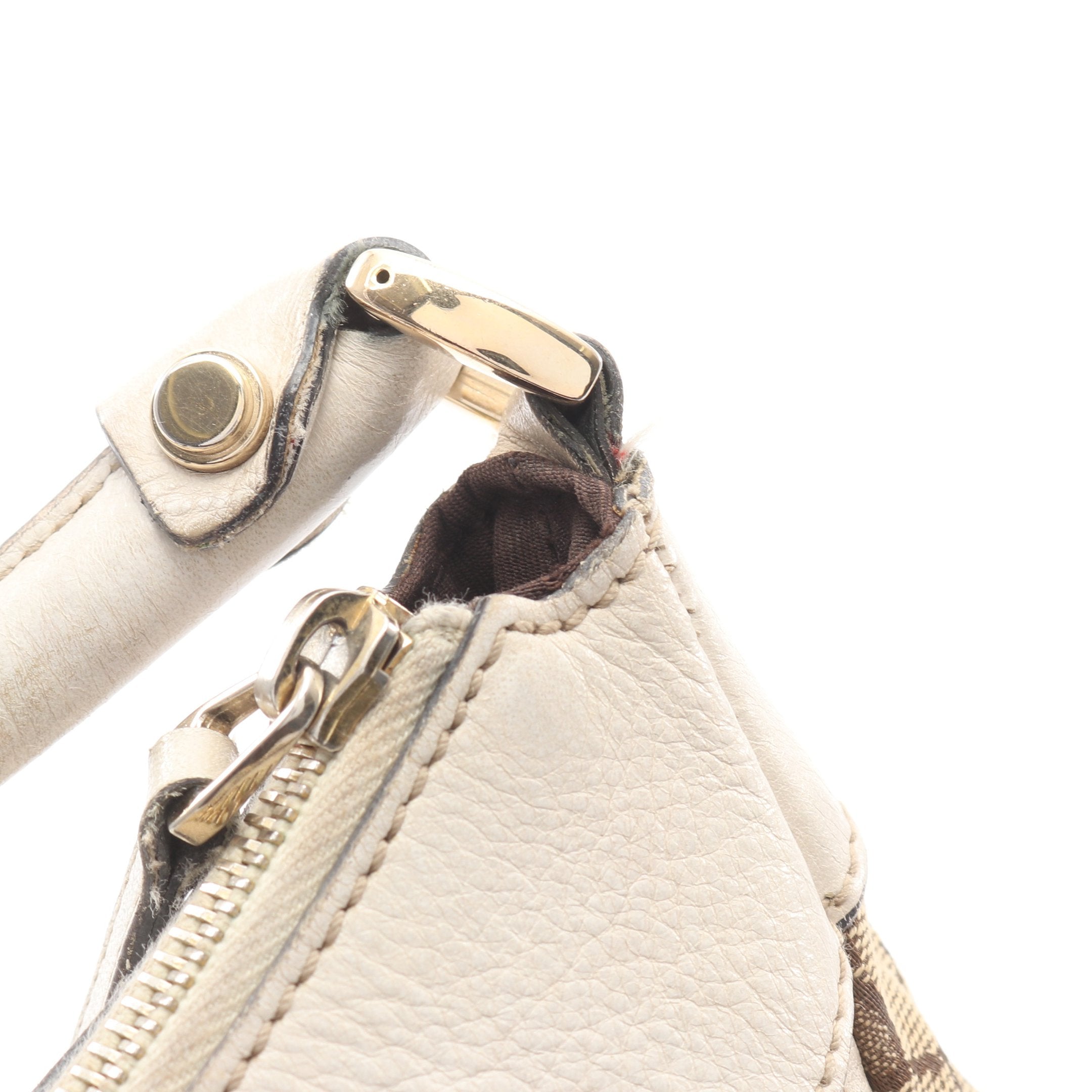 アビー GGキャンバス ワンショルダーバッグ キャンバス レザー