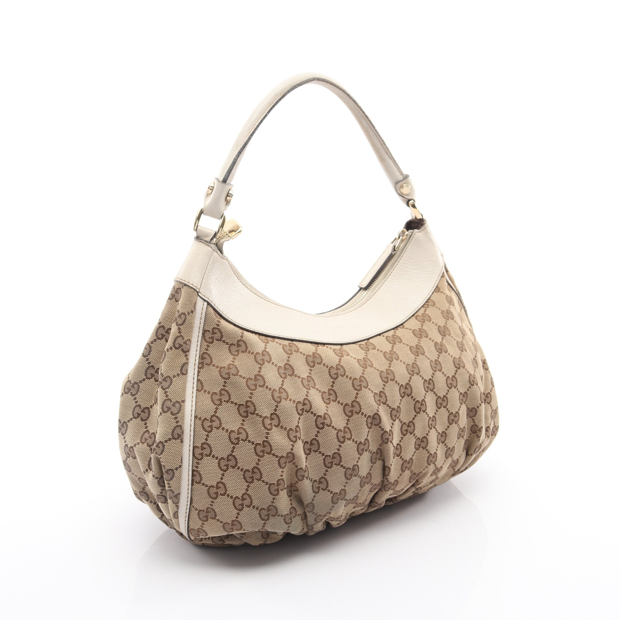 アビー GGキャンバス ワンショルダーバッグ キャンバス レザー