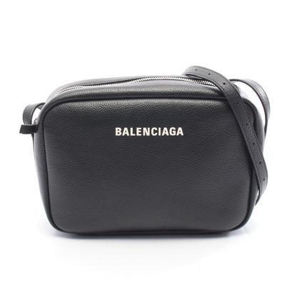 Everyday Medium Camera ショルダーバッグ レザー ブラック バレンシアガ バッグ BALENCIAGA