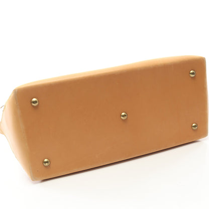 SEVEN DESIGNERS ISAAC MIZRAHI ハンドバッグ トートバッグ ビニール レザー クリア ライトブラウン 2WAY ルイヴィトン バッグ LOUIS VUITTON