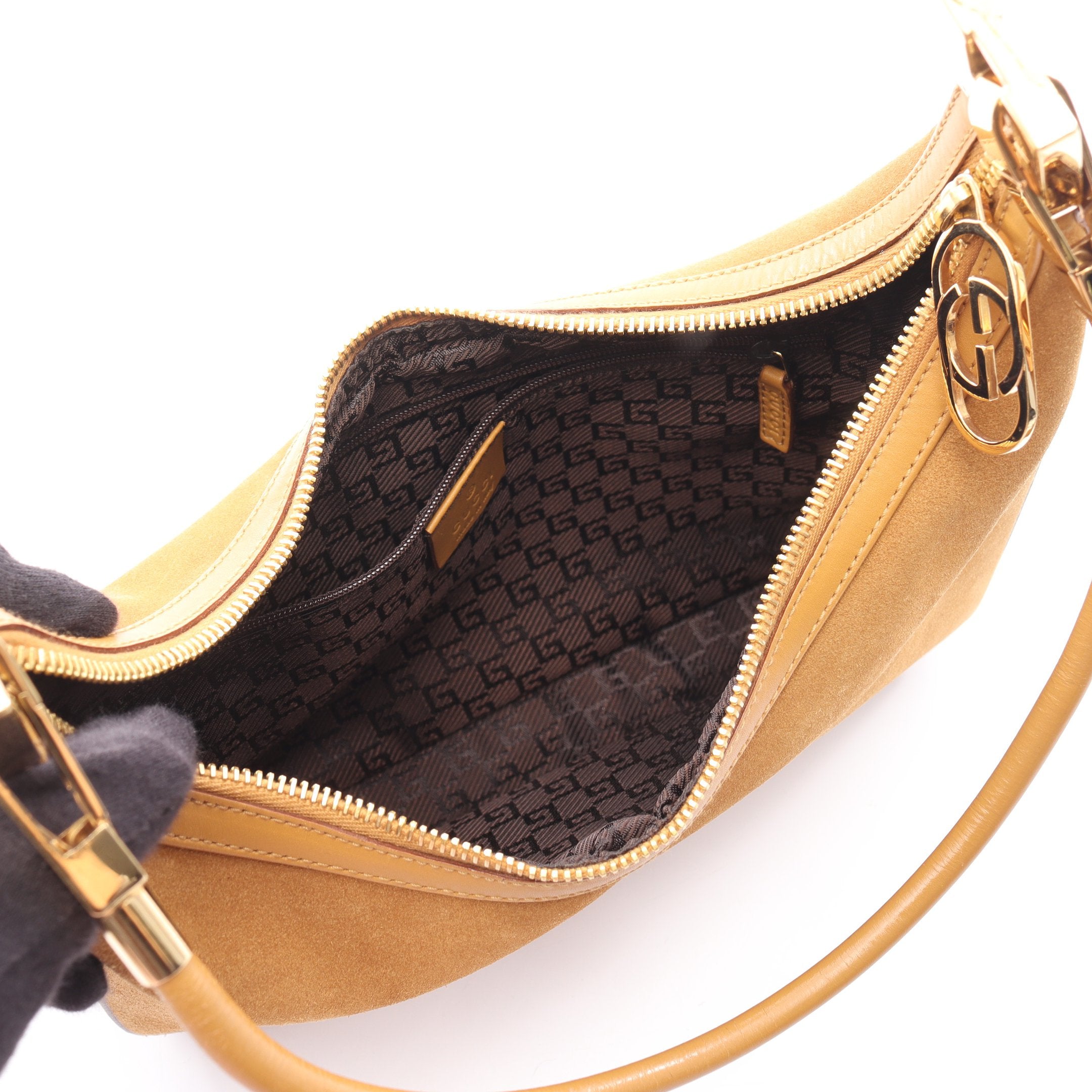 Gucci ブラウン GUCCI ヴィンテージショルダーバッグ ブラウン