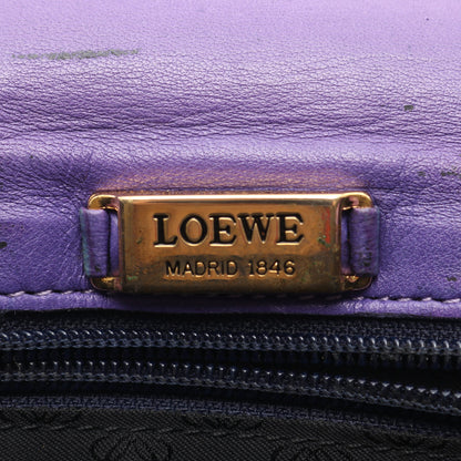アナグラム ショルダーバッグ レザー パープル ロエベ バッグ LOEWE