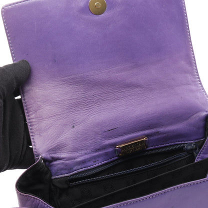 アナグラム ショルダーバッグ レザー パープル ロエベ バッグ LOEWE