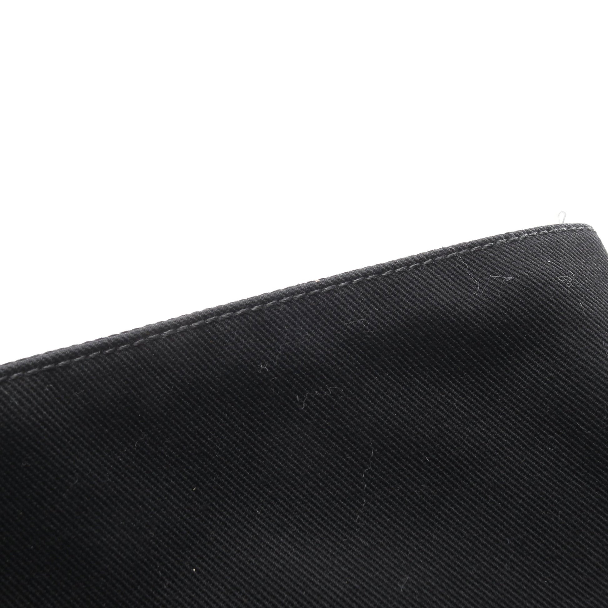 ドリル ハンドバッグ トートバッグ キャンバス ブラック 2WAY プラダ バッグ PRADA