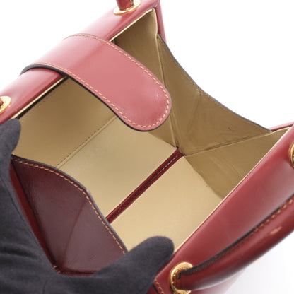 アナグラム ハンドバッグ レザー ボルドー ロエベ バッグ LOEWE
