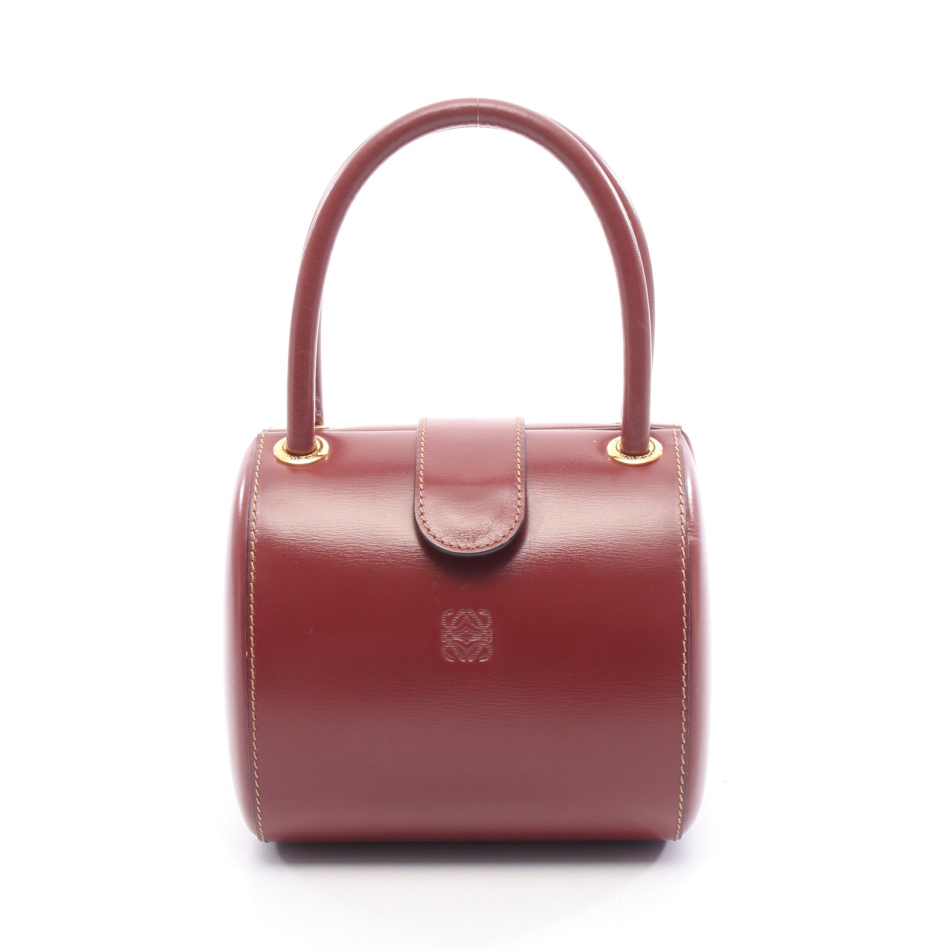 アナグラム ハンドバッグ レザー ボルドー ロエベ バッグ LOEWE