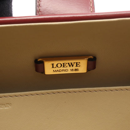 アナグラム ハンドバッグ レザー ボルドー ロエベ バッグ LOEWE