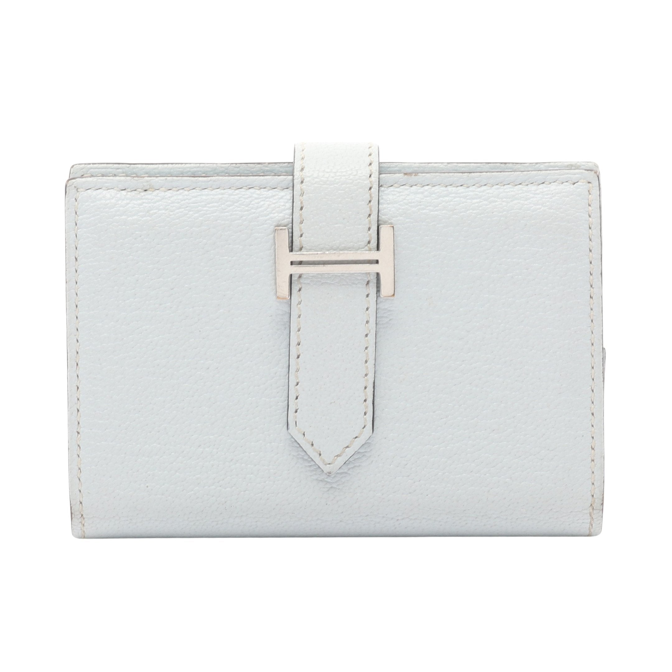 ベアンミニ ブルーブリュム カードケース シェーブル ライトブルー