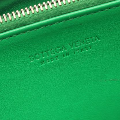 イントレチャート ラウンドファスナー長財布 レザー グリーン ボッテガヴェネタ 財布・小物 BOTTEGA VENETA