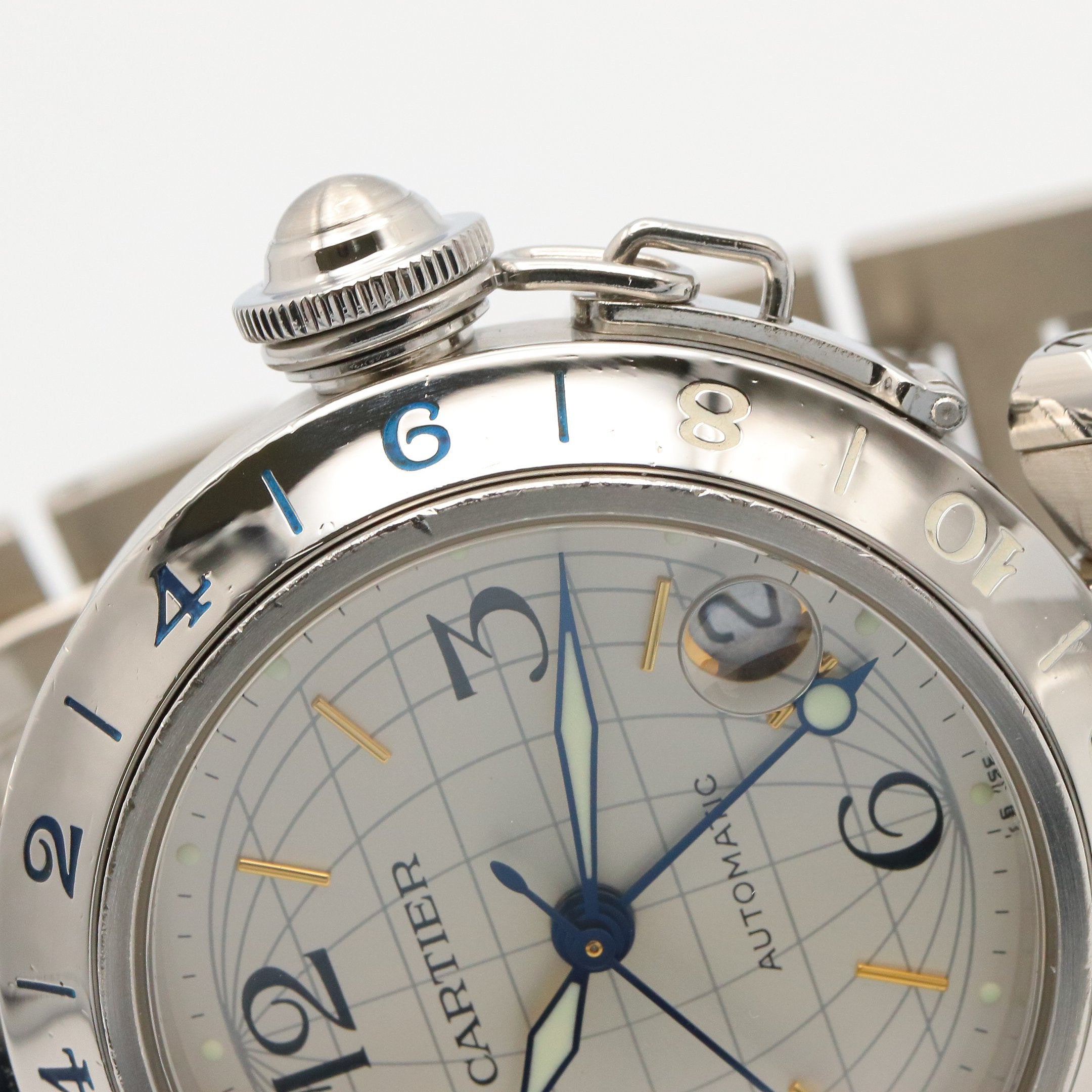 パシャC メリディアン ボーイズ 腕時計 自動巻き SS シルバー