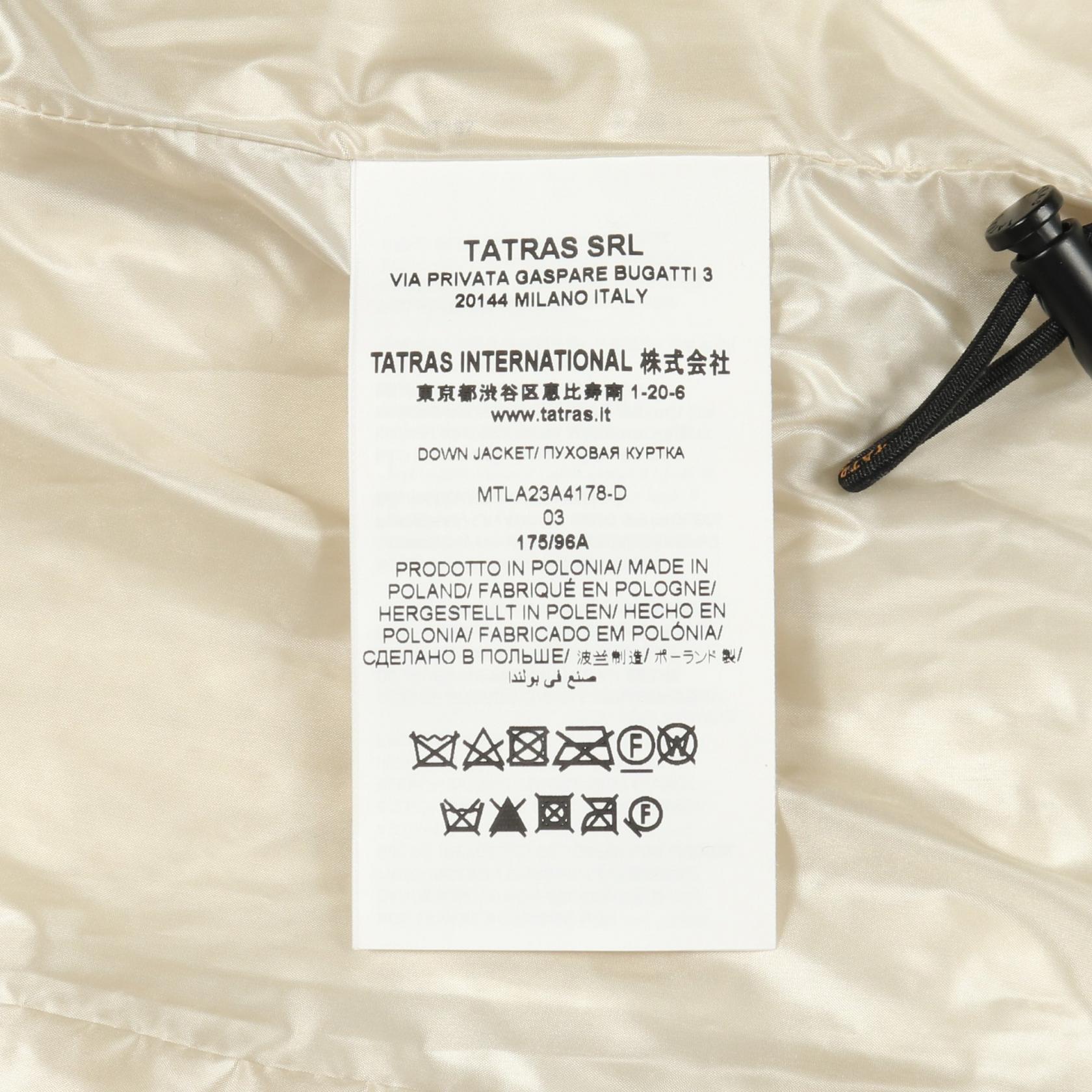 AGOLONO アゴロノ ダウンジャケット ナイロン ベージュ タトラス アウター TATRAS