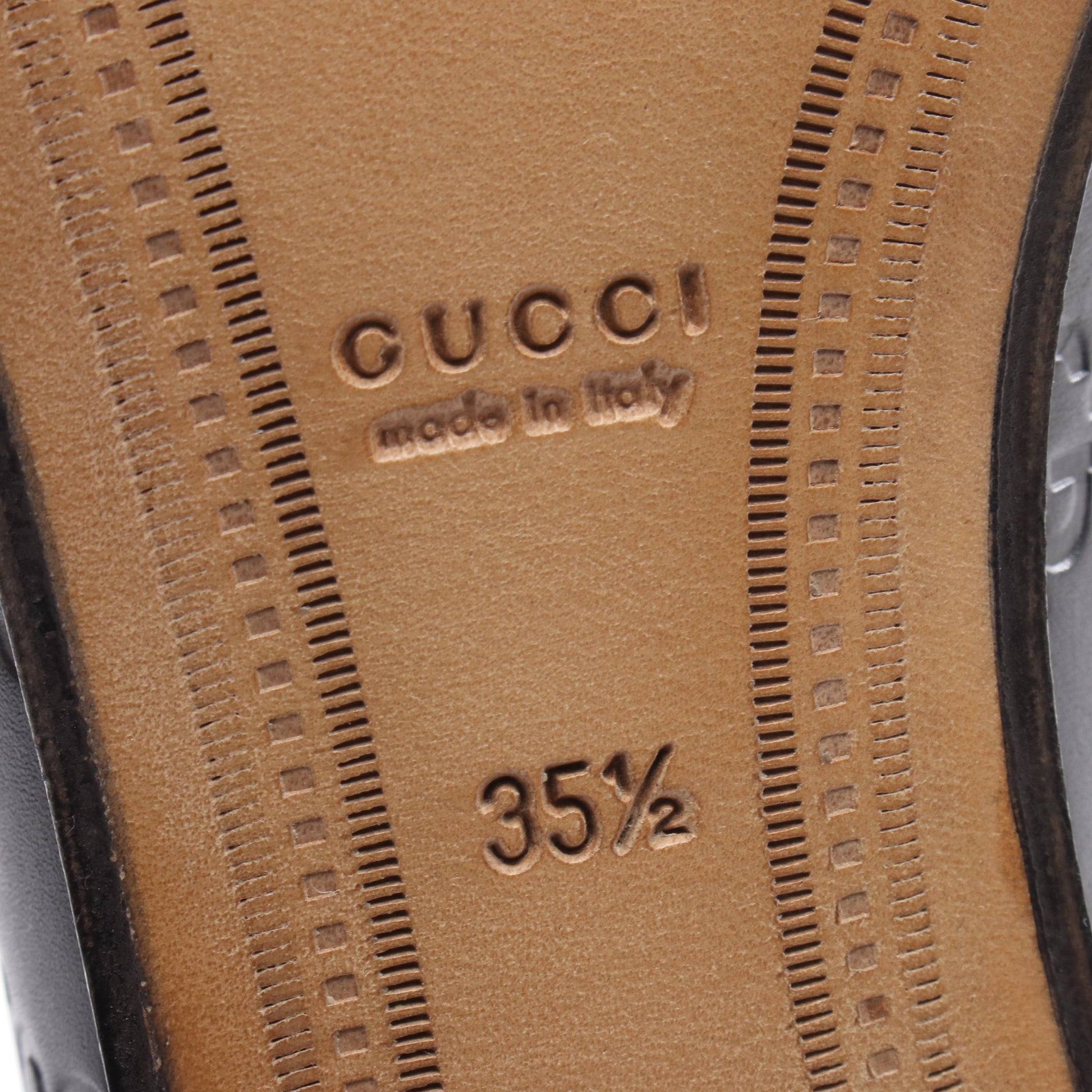 ホースビット グッチシマ ローファー レザー ブラック グッチ シューズ GUCCI