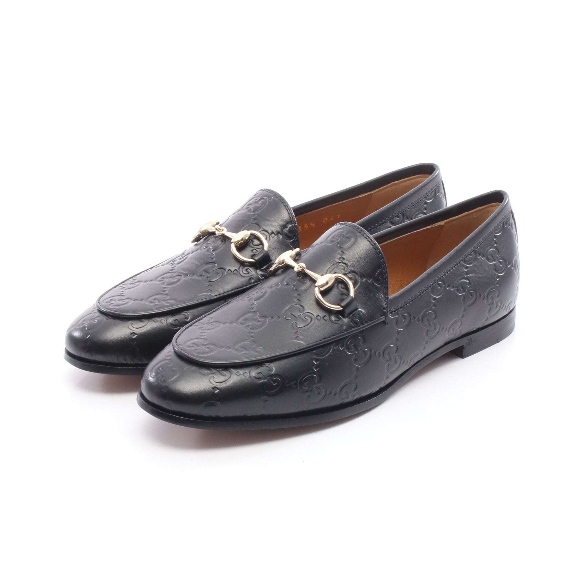 ホースビット グッチシマ ローファー レザー ブラック グッチ シューズ GUCCI