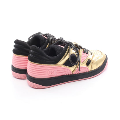 BASKET LOW スニーカー レザー ラバー ファブリック ゴールド ピンク ブラック グッチ シューズ GUCCI