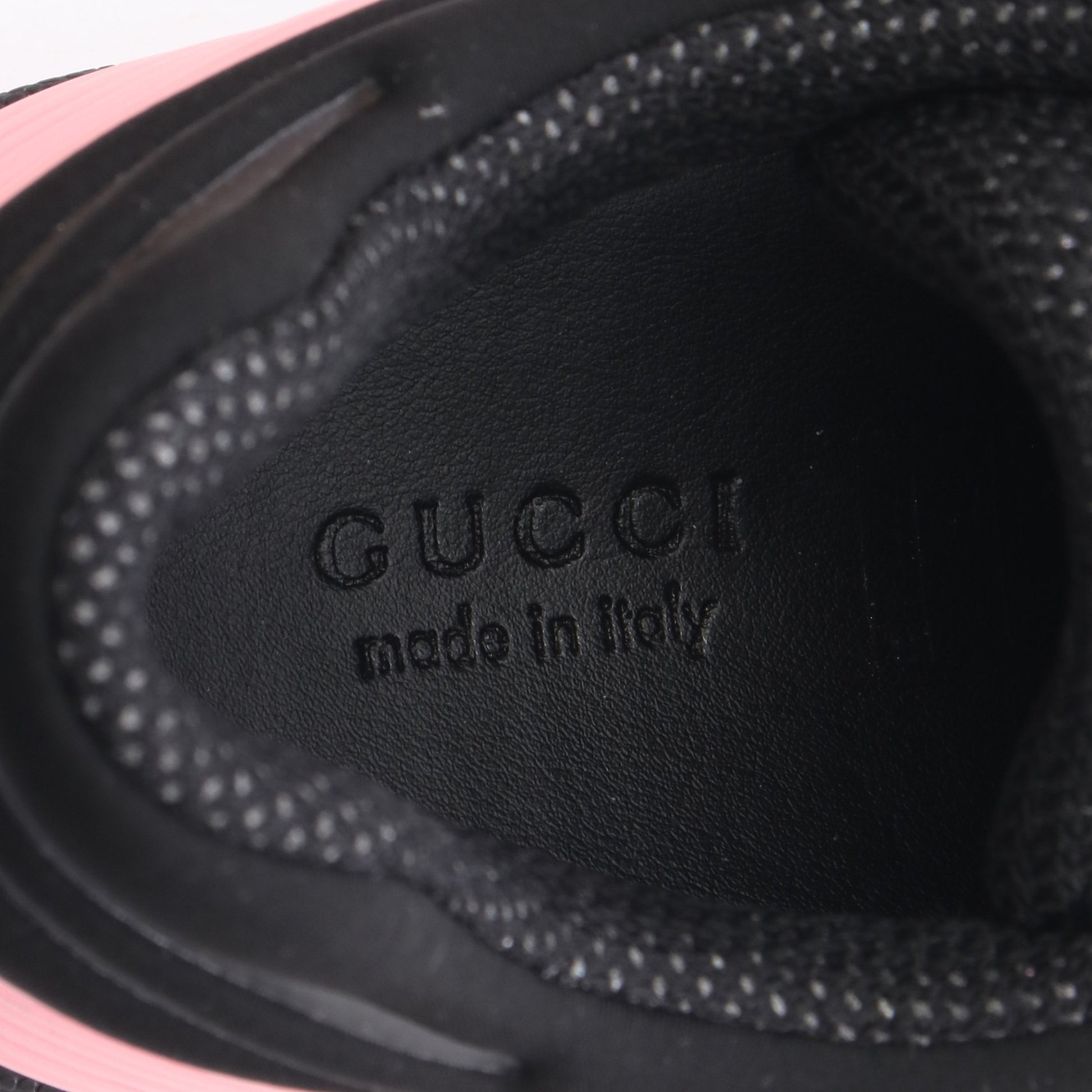 BASKET LOW スニーカー レザー ラバー ファブリック ゴールド ピンク ブラック グッチ シューズ GUCCI