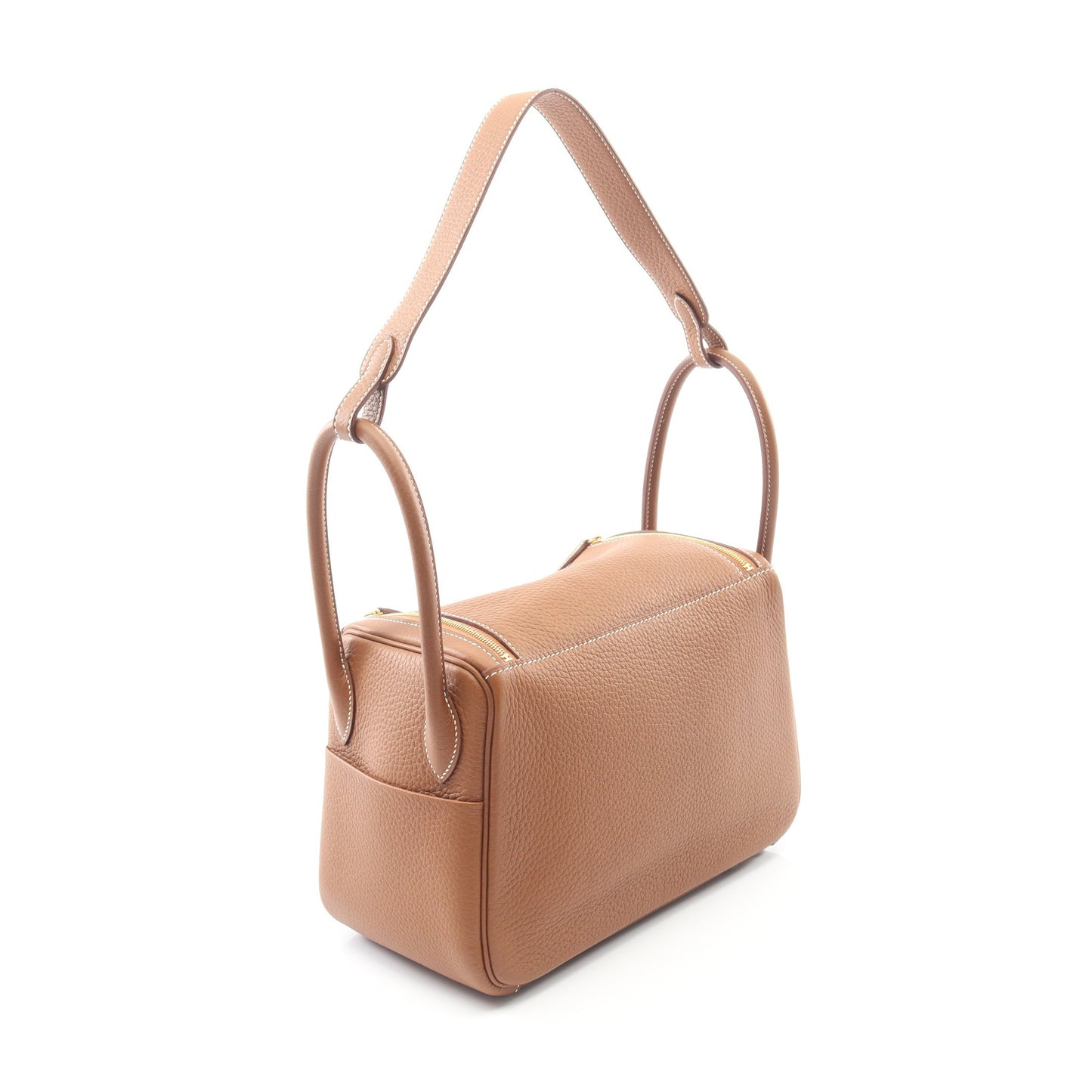 ピコタンロックPM ゴールド ハンドバッグ トリヨンクレマンス ライトブラウン ゴールド金具 U刻印 エルメス バッグ HERMES