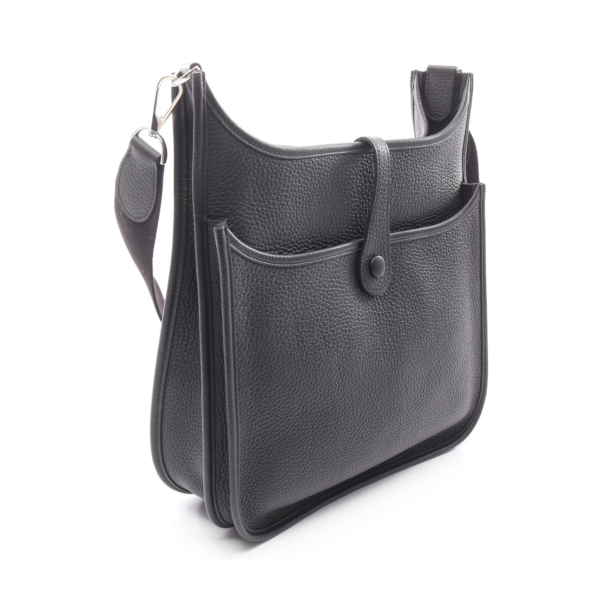 エヴリン 3 トロワ PM ショルダーバッグ トリヨンクレマンス ブラック シルバー金具 B刻印 エルメス バッグ HERMES