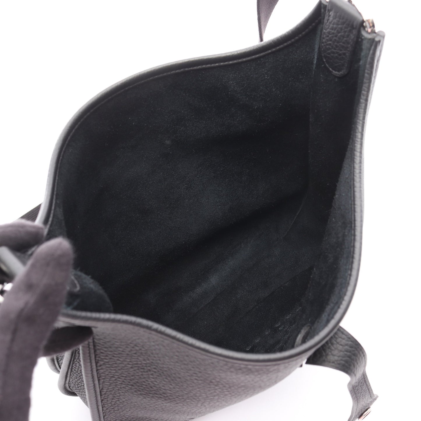 エヴリン 3 トロワ PM ショルダーバッグ トリヨンクレマンス ブラック シルバー金具 B刻印 エルメス バッグ HERMES
