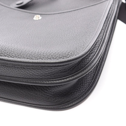 エヴリン 3 トロワ PM ショルダーバッグ トリヨンクレマンス ブラック シルバー金具 B刻印 エルメス バッグ HERMES