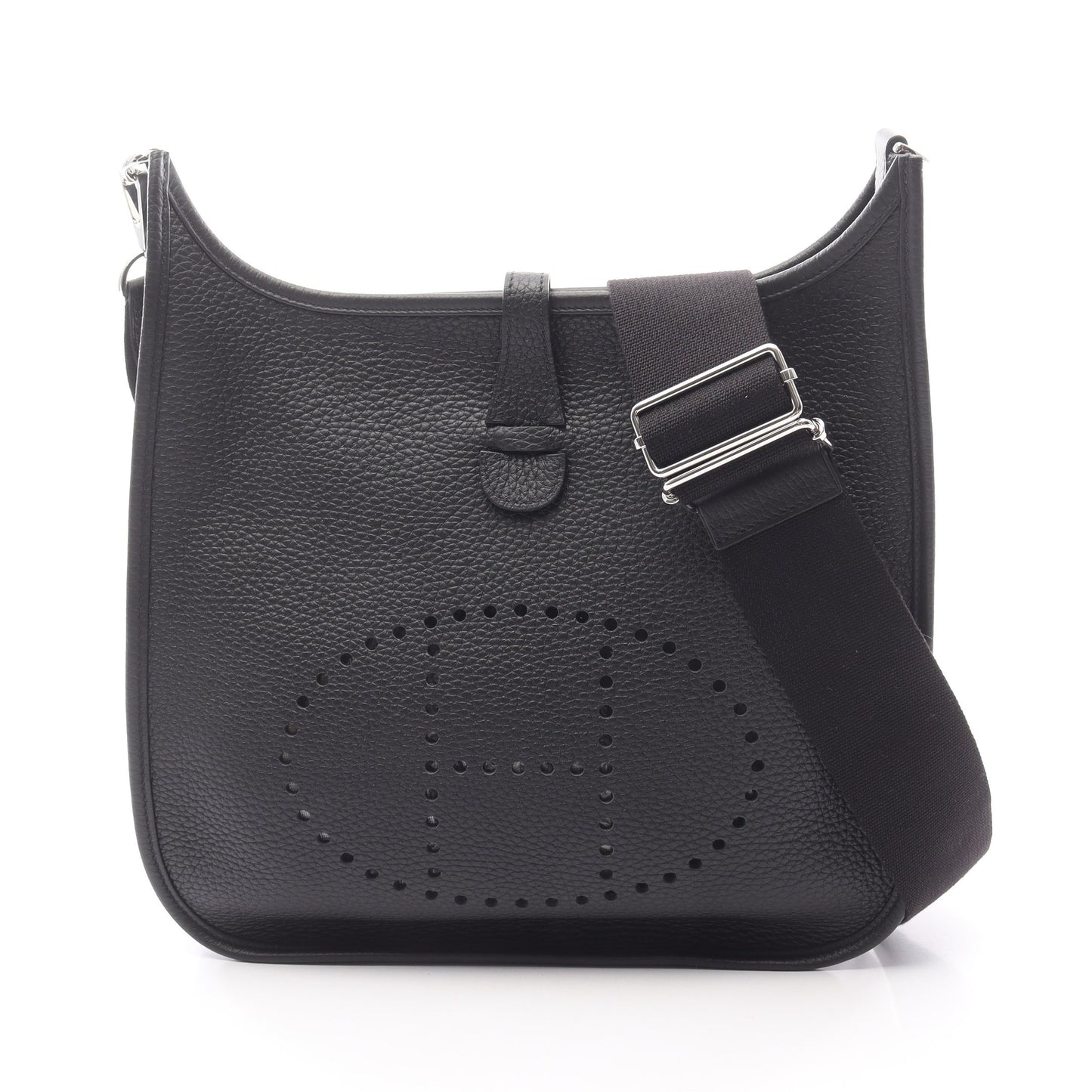 エヴリン 3 トロワ PM ショルダーバッグ トリヨンクレマンス ブラック シルバー金具 B刻印 エルメス バッグ HERMES