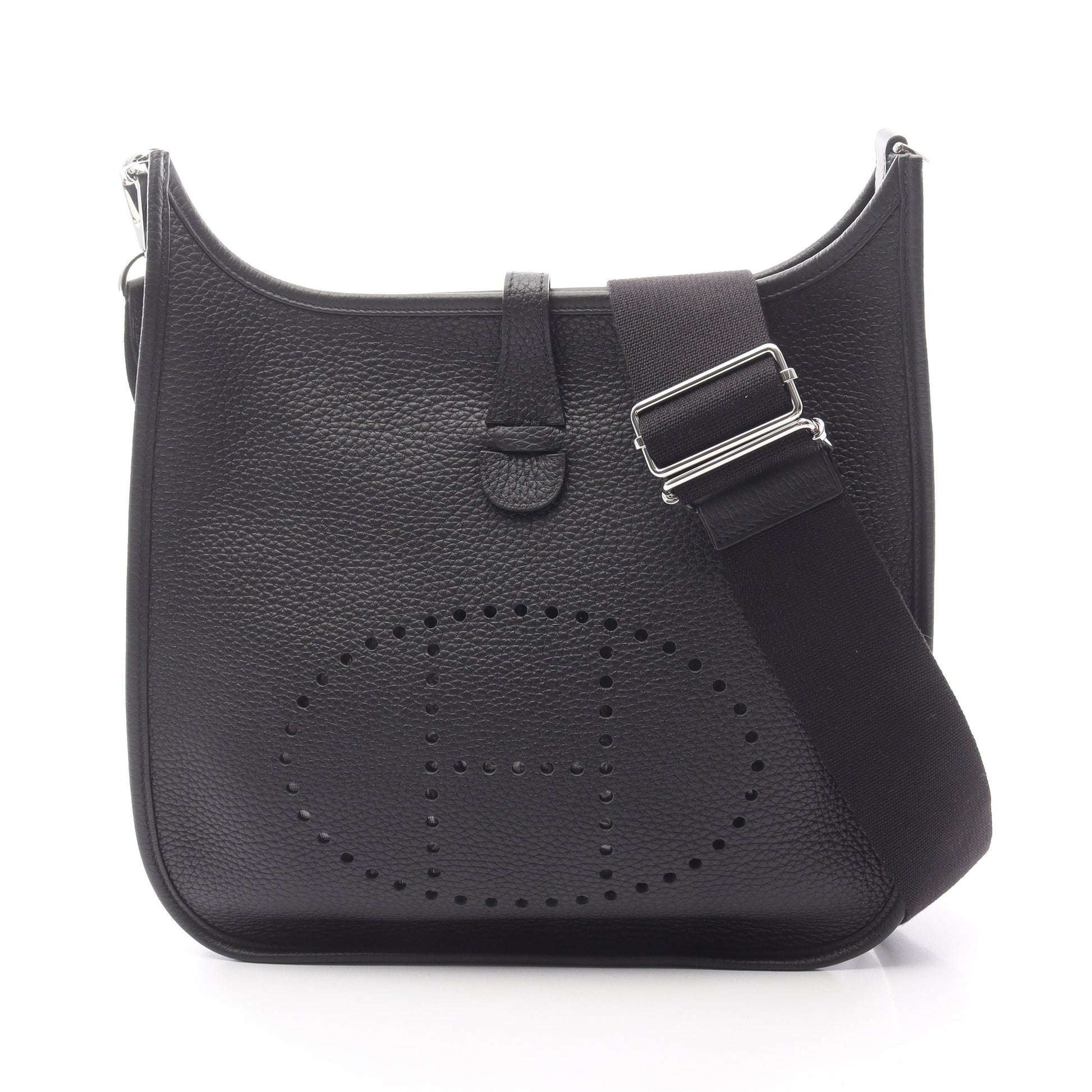 エヴリン 3 トロワ PM ショルダーバッグ トリヨンクレマンス ブラック シルバー金具 B刻印 エルメス バッグ HERMES