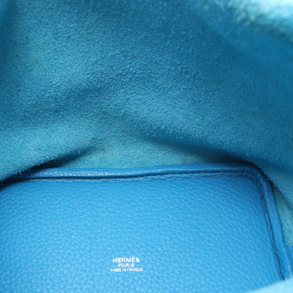 ピコタンロックPM ブルーザンジバル ハンドバッグ トリヨンクレマンス ブルー シルバー金具 A刻印 エルメス バッグ HERMES